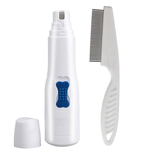 Pet Grooming Tool Flea Removal Comb Zinc Alloy Tightly Spaced Teeth,Professional Anti-Static Dog, Cat, and Pet Rotating Pin Comb, Best for Removing Knots and Mats