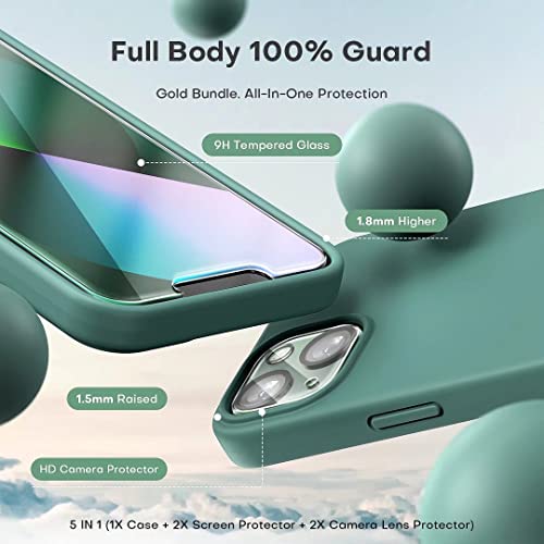 TOCOL Silicone for iPhone 13 Case 6.1-Inch - Image 3