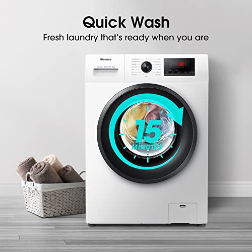 Hisense-WFPV6012EM-Freestanding-6-KG-Front-Load-Washing-Machine-Steam-Wash-Quick-Wash-15-Washing-Programs-1200-RPM-White-Energy-Rating-E