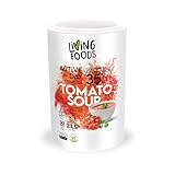 Sopa de Tomate Cremosa Active Day - NUTRICIÓN COMPLETA Alto en Proteínas Veganas | Semillas Germinadas y Fermentadas | Fibra y Bacterias Probióticas y Vitaminas y Minerales Esenciales | 540g