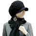 Produktbild Lamp love Herbst Und Winter Koreanische Version Der Winter-Wollmütze Weibliche Koreanische Version Der Wollstrickmütze Im Freien Ohrenschützer Schwarze Kappe Breite 24cm