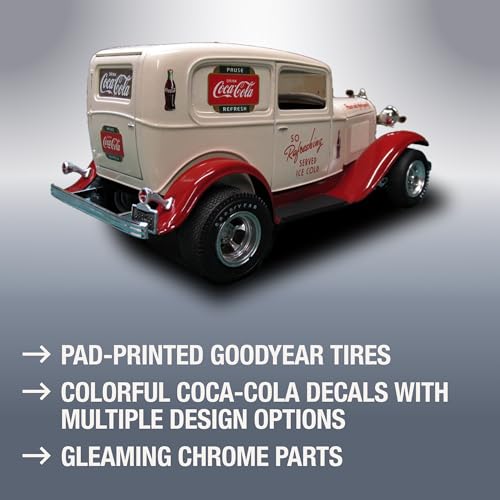 C.P.M. 1932 Ford Sedan Delivery Coca Cola 1:25 Scale MPC Plastic Car Kit, Black miniatura 3