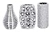 Deco 79 Ceramic Vase, 3 Assorted, 8 by 5"