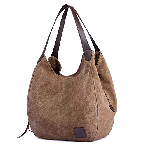 Canvas Hobo Bag Tote Handbag Shopping Shoulder Bag2