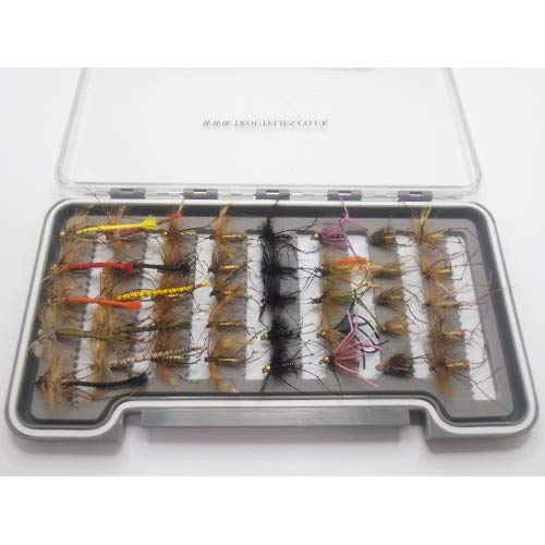 Mosche Trota Montana, 6 X Goldhead Giallo Coda Montanas, Taglia 10 - Foto 4