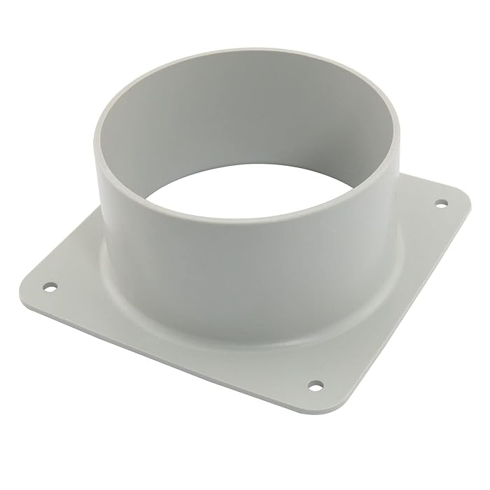 Buy DGHAOP Dryer Vent Wall Plate Gray 4.5"/115mm ABS Plastic Air Duct