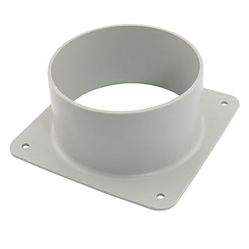 DGHAOP Dryer Vent Wall Plate Gray 4.5