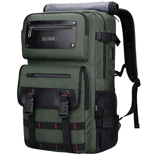 Image of WITZMAN Carry On Travel Backpack for Men Fit 17 Inch Laptop Airline Approved 3 in 1 Laptop Backpack