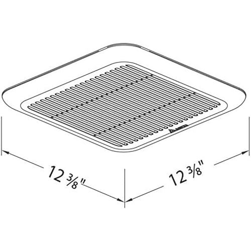 Ventilador Extractor Delta Breez BreezSignature - Certificado Energy Star, Silencioso (0.3 sones), 80/110 CFM, Motor DC sin escobillas, 2 velocidades, Control remoto, Reductor de ducto 6" a 4", 120 V miniatura 6