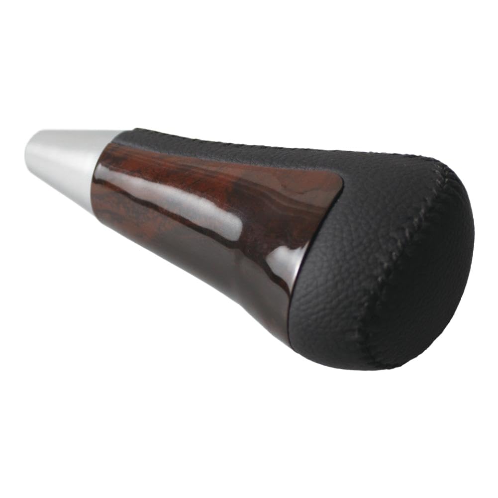 Rboand Onecolor Wood Grain Leather Gear Shift Knob Compatible With Lexus Lx470 2002 2006 Rx330 2003 2005 Manual Transmission