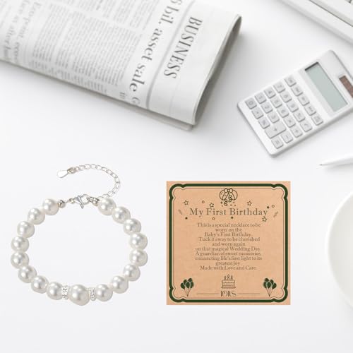 POTUS Pearl Bracelet Gifts for Your Beloved Daugther Granddaugther First Birthday4