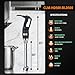 COOLUMA Commercial Immersion Blender, 500W Heavy Huty Hand Blender, With 20 Inch Detachable Shaft, 48 Gallons Capacity, Professional Industrial Grade Commercial Hand Mixer.
