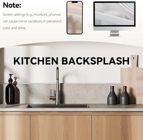 JSIWOTH 9.8 Ft Peel and Stick Wall Molding Trim, Flexible Paintable PVC Trim for Walls & Backsplash, Waterproof Heat Resistant Self Adhesive Trim, Easy No-Damage Install, Seamless White Finish - 5