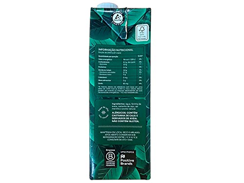 A Tal Da Castanha - Bebida Castanha Caju Com Aveia Barista, 1L