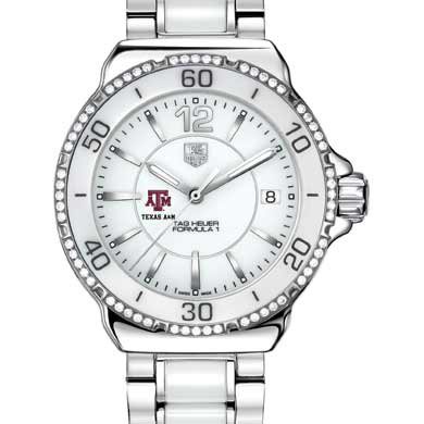 Texas A & MレディースS Tag Heuer Formula 1 Ceramic Diamond Watch