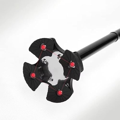 Suyamir Canne de Marche Pliable avec LED, Réglable, Base Antidérapante – vue 9