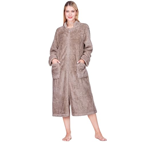 Peignoir en polaire doux femme cadeau idéal pour des moments cocooning au chaud