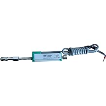 KTR 10 25 50 75 100mm Linear Displacement Sensor Automatic Reset Electronic Ruler Miniature Spring Displacement Transducer ScaleKTR-100MM
