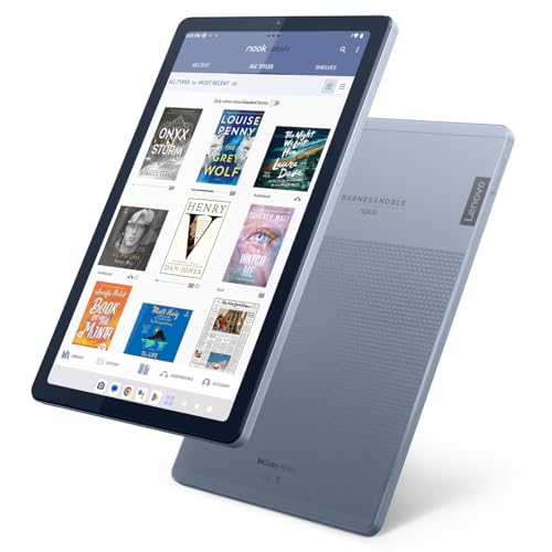 Lenovo Tab M9 9" HD 64GB WiFi MediaTek Helio G80 Tablet - Android 12 - with B&N Nook HD e-Reader (Renewed) (Frost Blue)