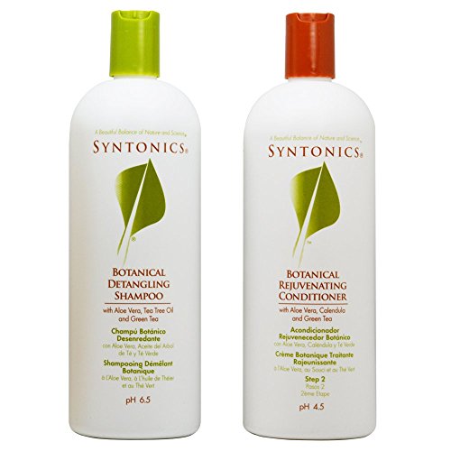 Syntonics Botanical Detangling Shampoo & Rejuvenating Conditioner 32oz Duo"Set"