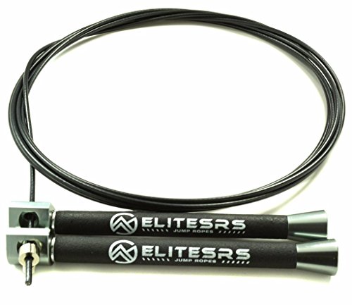 ELITE SURGE Jump Rope For CrossFit Double Unders - Versatile Cable Speed W/EBook Fully Adjustable Length For All Sizes