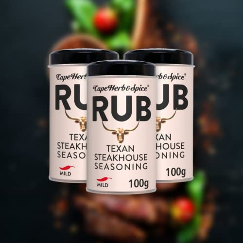 Cape Herb & Spice Rub Texan Steakhouse Lot de 3 boîtes