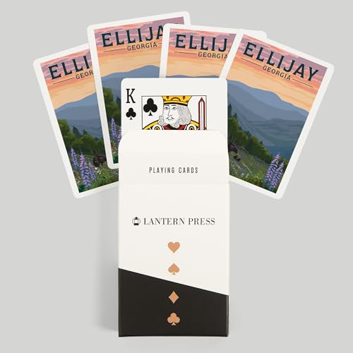 Naipes Ellijay Bear y Flores, 52 cartas Póker miniatura 6