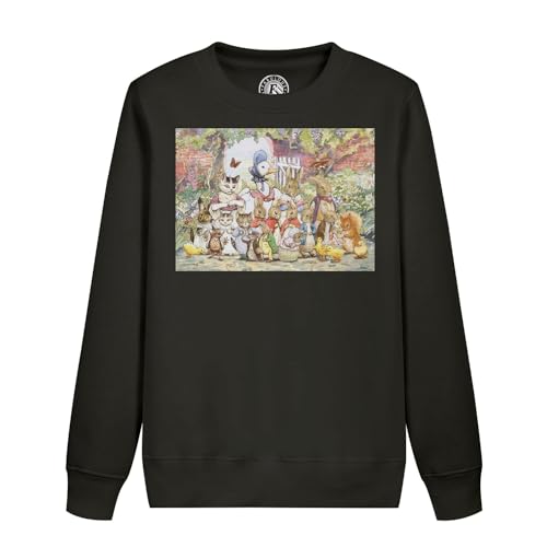 Sweatshirt enfant lapin mignon | Cadeau d'anniversaire idéal illustration chatons et canards