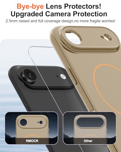 Image of Magnetic for iPhone Air Case,Shockproof Matte Cover,Desert Gold