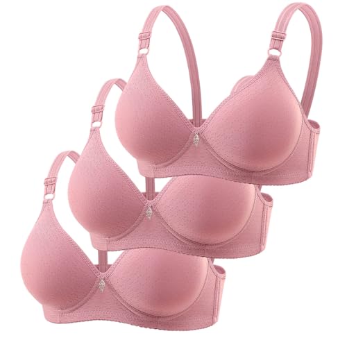 Soutien-gorge sans fil souple anti-irritation maintien invisible 3pcs