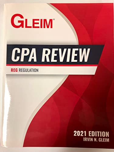 Gleim CPA Review : Regulation, 2021 Edition. 1618543938 Book Cover