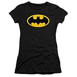 Batman Classic Logo Women's T Shirt & Exclusive Stickers