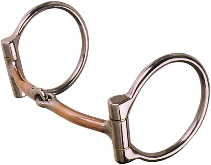 Reinsman 225 Golden Glide Offset Dee Snaffle with 3/8 Smooth Copper; Stage A