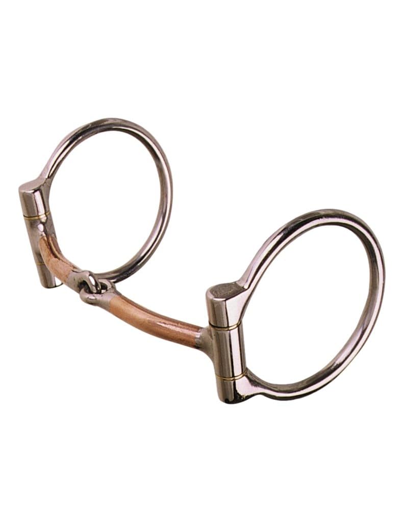 Reinsman 225 Golden Glide Offset Dee Snaffle con 3/8" de cobre liso; etapa A