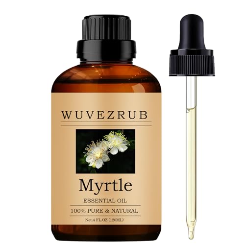 Wuvezrub Myrtle Essential Oil for Diffuser, Aromatherapy & DIY-120ml