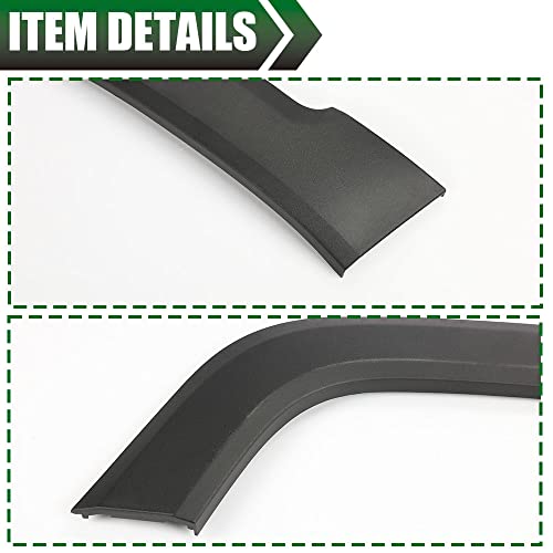 Cheda Pocket Rivet Style Fender Flares, Compatible With 2015-2022 Jeep Renegade, Bolt-On Black Truck Wheel Cover Textured Front Left #TOP3