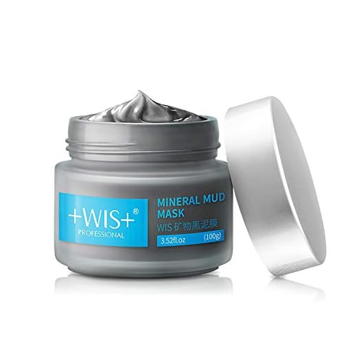 WIS Dött hav Lera Ansiktsmask 100g, Acne behandling, Ta bort pormaskar, Rengör Porer, Krymp porer, Naturlig ansiktsmask för kvinnor och män Daglig hudvård
