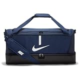 Sac de Sport Rigide Soccer, Taille Grande, Midnight Navy/Noir/Blanc