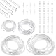 Wokape 24PCS Schlauch Barb Fitting Sortiment mit 37.92ft PVC Schlauch Schlauch (1/12„ 1/8“ 5/32„ 3/16“ ID), Reducer Fittings (1/16„ 3/32“ 1/8„ 5/32“ 3/16„ 13/64“ ID), Schlauch Set für Öl Aquarium