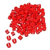 HOUDERCO Kleiderbügel Größenmarkierungen Kunststoff Rot 100 Stück Marker Für Bekleidungsläden Und Familienschränke