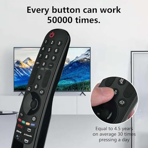 Fourmor Original Voice Remote Control - Replacement LG Remote Control for Smart TV,LG Magic Remote AN-MR22GA with Voice and Pointer Function,Compatible for 2022-2019 LG TVs Remote. - Thumbnail 6