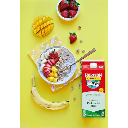 Image of Horizon Organic, Milk UHT Low Fat Organic, 64 Fl Oz | USDA Organic Vitamin D Milk, Ultra Pasteurized, Rich, Creamy, & Delicious