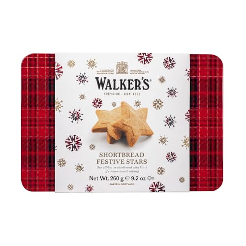 Walker’s Shortbread Cookies in Christmas Cookie Tin, 9.2 oz, Includes
