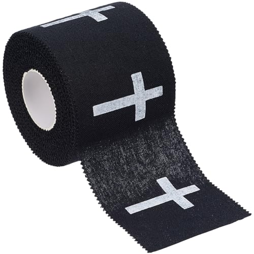 SOFPLATE 2in x 23ft Sports Wrap Wrist Tape Black