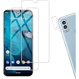 【2+2枚セット】KPNS 日本素材製 強化ガラス Android One S10 KC-304 Android One S9 DIGNO SANGA edition KC-304 用 ガラスフィルム カメラフィルム