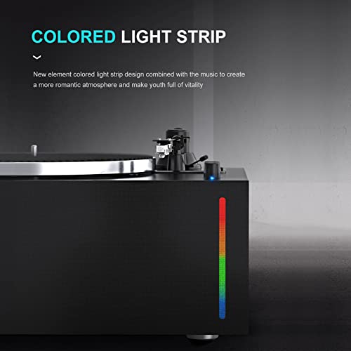 Seasonlife HQ-KZ008 Turntables Vinyl Record Player Built-In Treble And Bass Speakers Phono Preamp Upgraded, High Fidelity All-In-One Record Player Belt Drive thumb #1