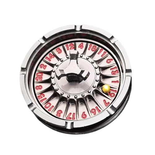 Dados de ruleta negros con rodaje único para juego de rol y carnaval