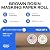 Brown Rosin Masking Paper 36" x 166', Pack of 4 – 66 lb Thickness Floor Covering for Painting – Paint Masking Paper for Construction – Paint Floor Protector - Contractors Paper Roll by IDL Packaging