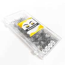 5D Curl D, C Lashes. 1000 Premade Volume Fans. Eyelash Extension. Handmade and Gorgeously-Crafted! 5D 007 Curl C, 18mm