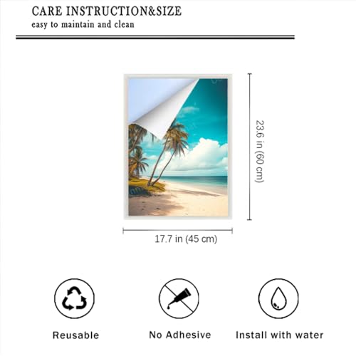 Vinilo decorativo para ventana Dunmat de 17.7x23.6 pulgadas miniatura 2